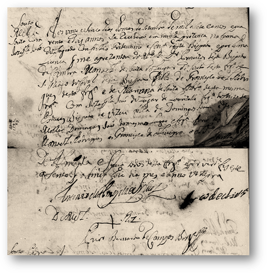 Cas Manoel de Souza Rodrigues com Josefa Joao bisas da Sancha Ursula