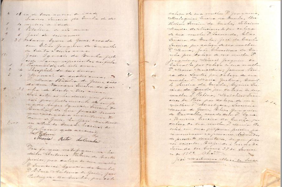 Ignacio Ferreira da Cunha herdeiros testamento extrato 2 Fonte Clenia Reis Forum de Patrocinio 24 Feb 1879