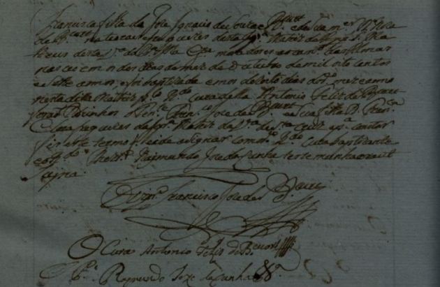 bat FRANCISCA I f. Jose Ignacio de Souza Bittencourt e Rosa Francisca 1807 Graciosa