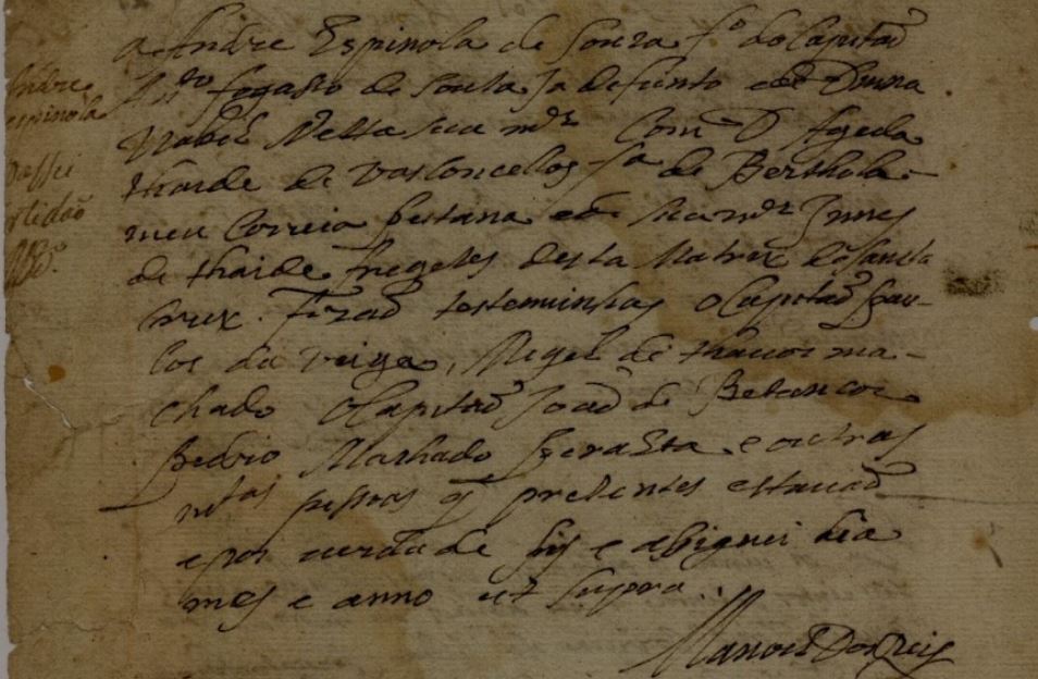 Cas Andre Espindola de Souza e Agueda Thaide de Vasconcellos - Santa Cruz Graciosa 1677 part 2