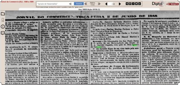 Art Bras Ignacio de Vasconcellos retrato da Princesa Isabel que assinou a lei Aurea em 1 maio 1888 Jornal do Comercio 8 Junho 1888