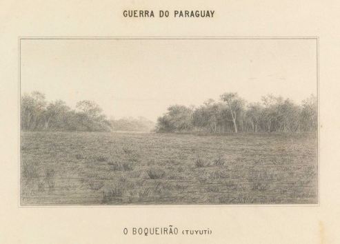Desenhista Bras Ignacio de Vasconcellos O Boqueirao Tuyuti Guerra do Paraguai
