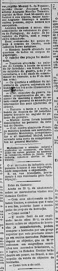 Art Bras Ignacio de Vasconcellos evento memorial a Guerra do Paraguai B 25 May 1904 Jornal do Brasil