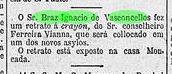 Art Bras Ignacio de Vasconcellos retrato de Conselheiro Ferreira Vianna para um dos asilos 29 Jul 1888 Gazetas de Noticias RJ