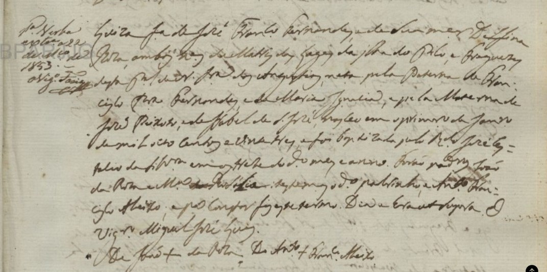 Bat Luiza f Jose Francisco Fernandes e Delfina Rosa 1823 Angustias Horta Faial Acores