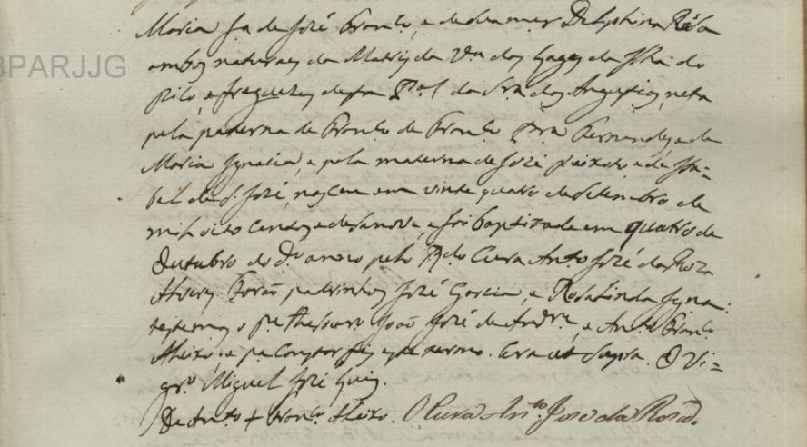 Bat Maria f Jose Francisco Fernandes e Delfina Rosa 1819 Angustias Horta Faial Acores