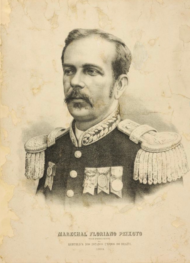 Retrato do Marcheral Floriano Peixoto em 1894 feito pelo Artista desenhista Bras Ignácio de Vasconcellos, tio do meu bisavo Reinaldo de Vasconcellos 1
