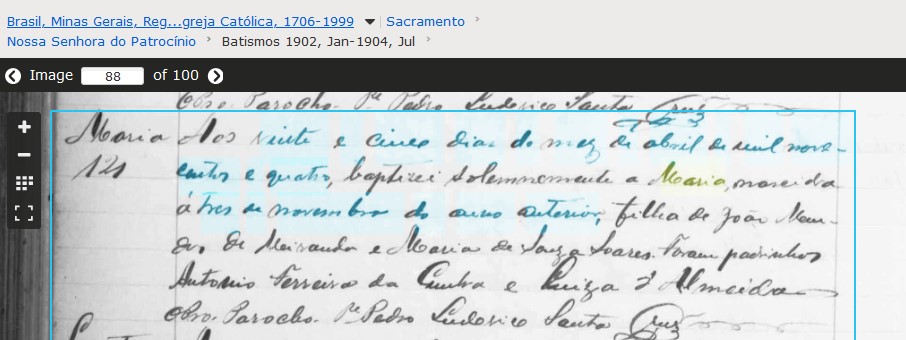 Bat Maria Mendes 2 irma Getulio Mendes 3 Nov 1893 Sacramento