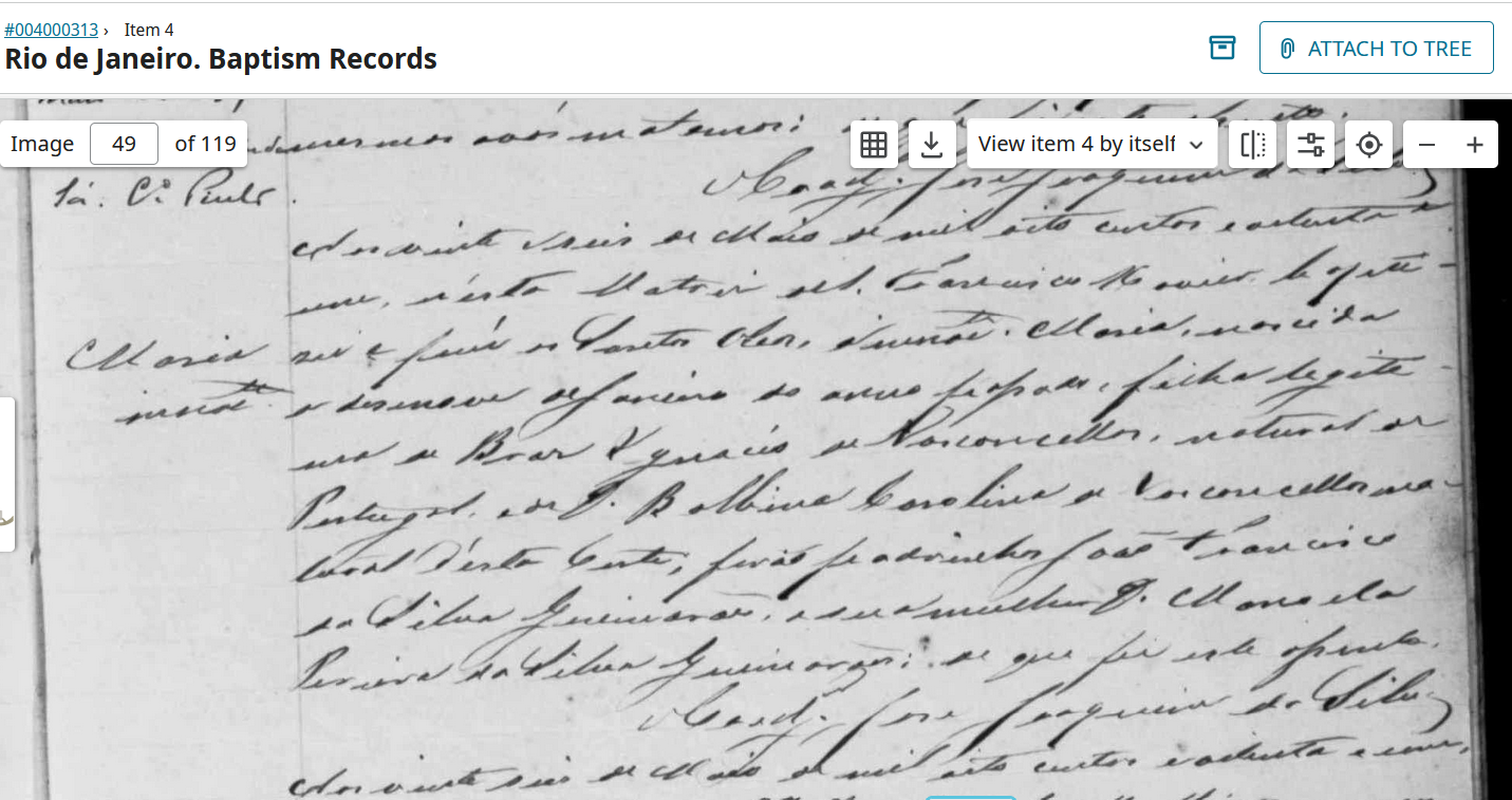 Bat Maria da Silveira Vasconcellos f. Bras 26 May 1981 Engenho Velho Rio de Janeiro