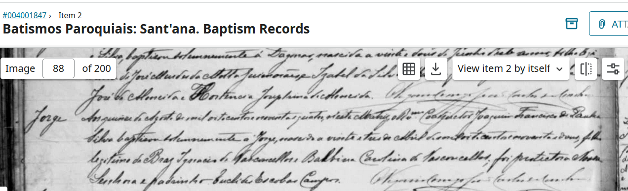 batismo Jorge de Vasconcellos f. Bras nasc23 Apr 1892 rio bat 15 Aug 1894